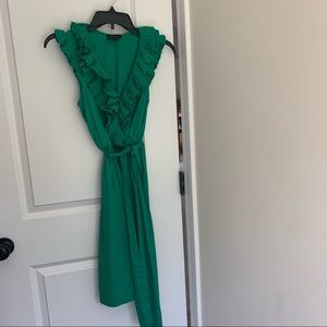 Emerald green dress